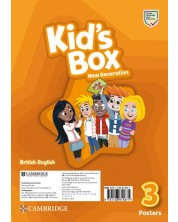 Kid's Box New Generation Level 3 Posters British English / Английски език - ниво 3: Постери -1