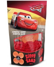Кинетичен пясък Red Castle - Cars 3, червен, с формички, 500 g