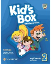 Kid's Box New Generation Level 2 Pupil's Book with eBook British English / Английски език - ниво 2: Учебник с код -1