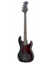Бас китара Harley Benton - PB-20 SBK Standard Series, черна -1