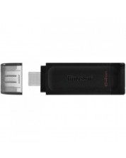 Флаш памет Kingston - DT 70, 64GB, USB 3.2 Type-C