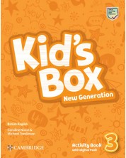Kid's Box New Generation Level 3 Activity Book with Digital Pack British English / Английски език - ниво 3: Учебна тетрадка с код