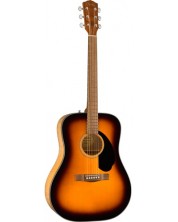 Акустична китара Fender - CD-60S Solid Top, Exotic Flame Maple -1