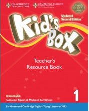 Kid's Box 1: Updated Second edition Teacher's Resource Book / Английски език - ниво Pre-A1: Книга за учителя с онлайн аудио ресурси