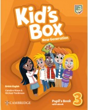 Kid's Box New Generation  Level 3 Pupil's Book with eBook British English / Английски език - ниво 3: Учебник с код