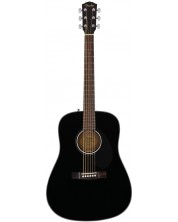 Акустична китара Fender - CD-60S Solid Top, черна -1