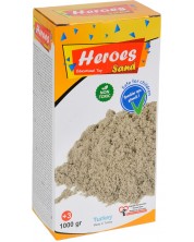 Кинетичен пясък в кутия Heroes - Натурален цвят, 1000 g -1