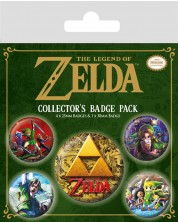 Комплект значки Pyramid Games: The Legend of Zelda - Classics -1