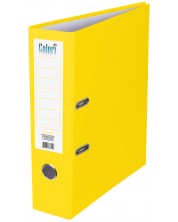 Класьор Colori - 8 cm, жълт, без метален кант -1