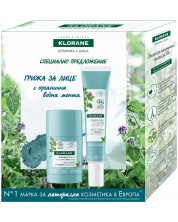 Klorane Mint Комплект -  Почистващ крем и Стик-маска, 40 ml + 25 g (Лимитирано)