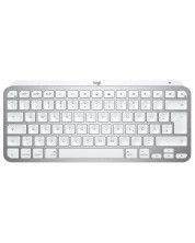 Клавиатура Logitech - MX Keys Mini for Mac, безжична, сива -1