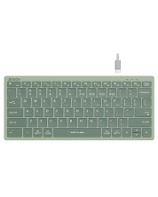 Клавиатура A4tech - FStyler FBX51C, безжична, Matcha green