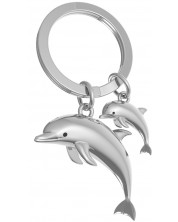 Ключодържател Metalmorphose - Dolphin Family -1