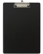 Клипборд Exacompta - с джоб, A4, черен