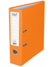 Класьор Colori - 8 cm, оранжев, без метален кант -1