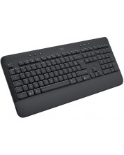 Kлавиатура Logitech - K650, безжична, US Layout, графит -1