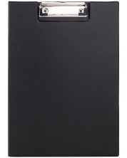 Клипборд с капак Deli Start Plus - E38154B, A4, черен