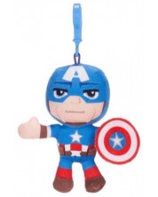 Ключодържател Whitehouse Leisure Marvel: Avengers - Captain America (плюшен), 13 cm
