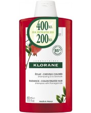 Klorane Pomegranate Шампоан за боядисана коса, 400 ml (Лимитирано) -1