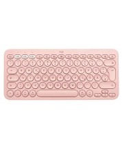 Клавиатура Logitech - K380 For Mac, US ISO, безжична, Rose