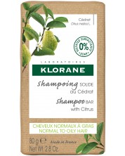 Klorane Cedrat Енергизиращ твърд шампоан, 80 g -1