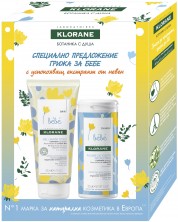 Klorane Bebe Calendula Комплект - Измиващ гел и Защитна пудра, 200 ml + 100 g (Лимитирано) -1