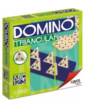 Класическа игра Cayro – Триъгълно домино, зелено -1