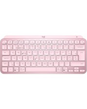 Клавиатура Logitech - MX Keys Mini, безжична, розова