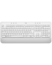 Kлавиатура Logitech - K650, безжична, US Layout, Off-white