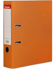 Класьор Esselte Eco - А4, 7.5 cm, РР, метален кант, сменяем етикет, оранжев