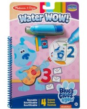 Книжка за рисуване с вода Melissa & Doug - Blue's Clues & You, Броене -1