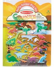Книжка със стикери Melissa & Doug - Динозаври, за многократна употреба  -1