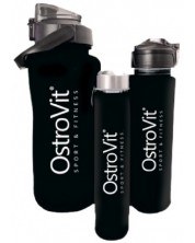 Комплект бутилки за вода OstroVit - 3 в 1, черни -1