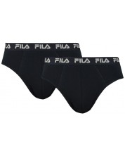 Комплект мъжки слипове Fila - FU5003-2P, 2 броя, черни -1