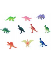 Комплект фигурки Rappa - Динозаври II, 10 броя, 7 cm -1