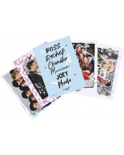 Комплект пощенски картички ABYstyle Television: Friends - Cast, 5 бр.