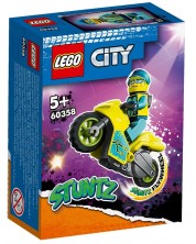 Конструктор LEGO City - Stuntz, Кибер каскадьорски мотоциклет (60358) -1