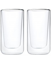 Комплект от 2 двустенни чаши Blomus - Nero, 320 ml