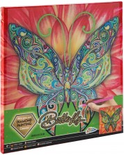 Комплект за рисуване с мъниста Grafix - Пеперуда -1