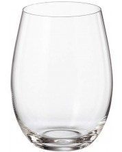 Комплект чаши за вода Bohemia - Royal Cristallin, 6 броя x 560 ml