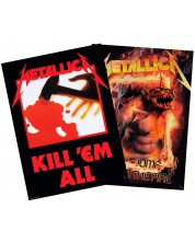 Комплект мини плакати GB eye Music: Metallica - Kill'Em All & Jump in the Fire -1