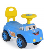 Кола за бутане Moni Toys - Keep Riding, синя