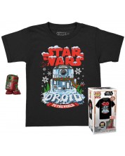 Комплект Funko POP! Collector's Box: Movies - Star Wars (Holiday R2-D2) (Metallic)