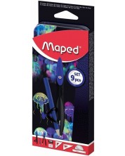 Комплект чертожни инструменти Maped Deepsea Paradise - 9 части