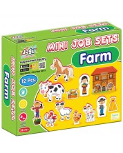 Комплект говорещи играчки Jagu - Ферма, 12 части
