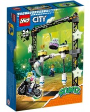 Конструктор LEGO City - Каскадьорско предизвикателство Knock-Down (60341)