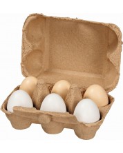 Комплект Goki - Яйца с велкро, 6 броя -1