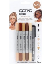 Комплект маркери Copic Ciao - Portrait colours 2
