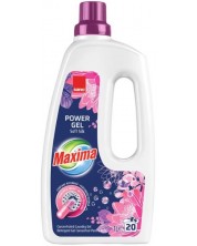 Концентриран гел за пране Sano - Maxima Soft Silk, 20 пранета, 1 L