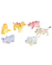Комплект фигурки Rappa - Бебета диви животни I, 6 броя, 4-4.5 cm